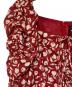 中古・古着 ROSY LUCE (ロージールーチェ) TULIP SQUARE NECK DRESS レッド サイズ:S：7000円