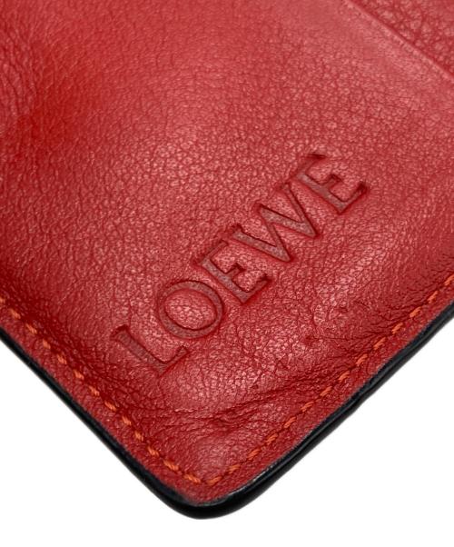 LOEWE（ロエベ）LOEWE (ロエベ) 2つ折り財布 レッドの古着・服飾アイテム