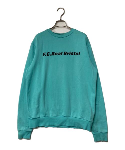 F.C.R.B.（エフシーレアルブリストル）F.C.R.B. (エフシーレアルブリストル) ロゴスウェット ブルー サイズ:Sの古着・服飾アイテム