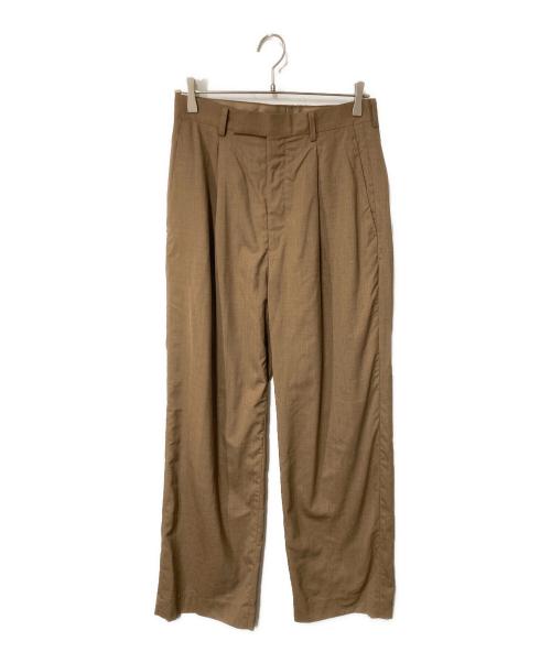 AURALEE（オーラリー）AURALEE (オーラリー) SUPER FINE TROPICAL WOOL SLACKS カーキ サイズ:2の古着・服飾アイテム