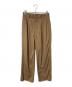 AURALEE（オーラリー）の古着「SUPER FINE TROPICAL WOOL SLACKS」｜カーキ