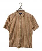 POLO RALPH LAURENポロ・ラルフローレン）の古着「ペイズリー柄オープンカラーシャツ」｜ベージュ
