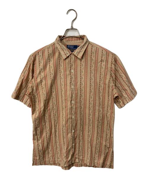 POLO RALPH LAUREN（ポロ・ラルフローレン）POLO RALPH LAUREN (ポロ・ラルフローレン) ペイズリー柄オープンカラーシャツ ベージュ サイズ:Ｍの古着・服飾アイテム