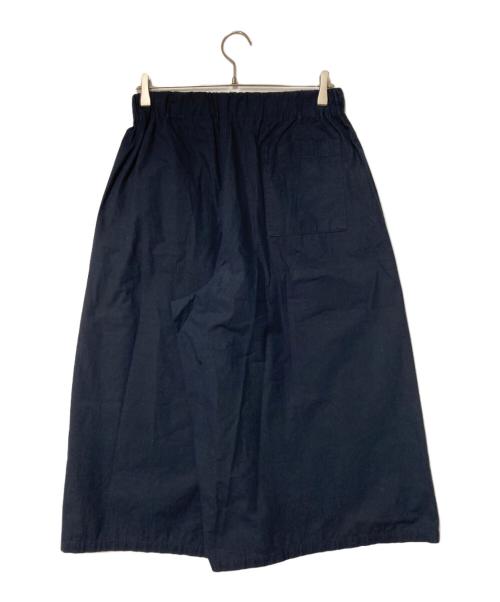 HUIS（ハウス）HUIS (ハウス) やわらかコットンスカートパン ネイビー サイズ:Freeの古着・服飾アイテム