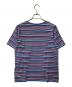 LEILIAN (レリアン) ボーダーTシャツ ブルー×レッド サイズ:13：5000円