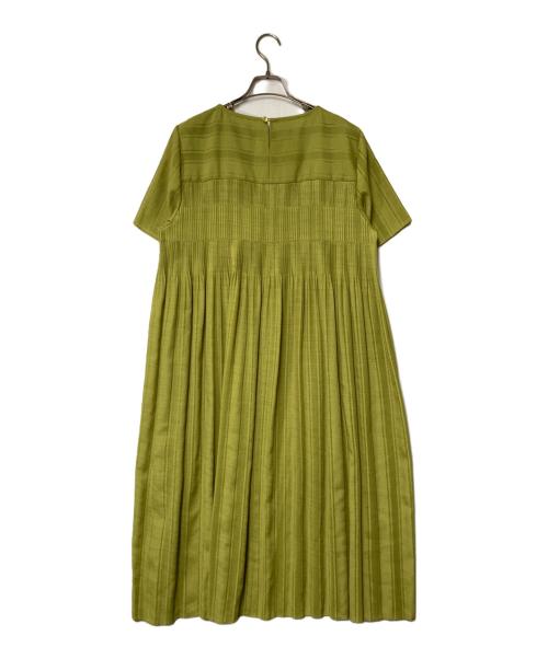 Leilian（レリアン）Leilian (レリアン) カットワークワンピース グリーン サイズ:13の古着・服飾アイテム
