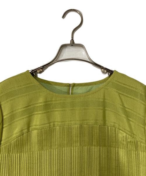 Leilian（レリアン）Leilian (レリアン) カットワークワンピース グリーン サイズ:13の古着・服飾アイテム