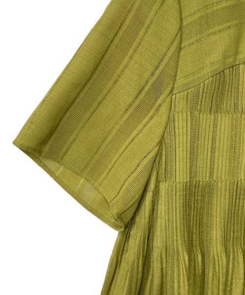 Leilian（レリアン）Leilian (レリアン) カットワークワンピース グリーン サイズ:13の古着・服飾アイテム