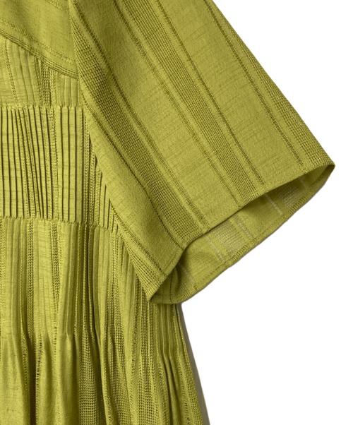 Leilian（レリアン）Leilian (レリアン) カットワークワンピース グリーン サイズ:13の古着・服飾アイテム