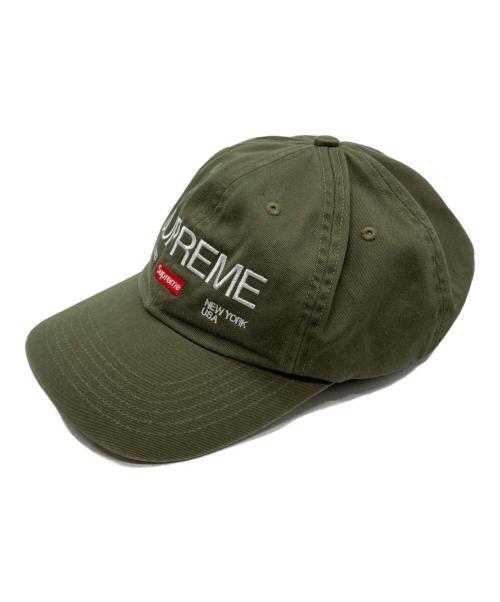 SUPREME（シュプリーム）SUPREME (シュプリーム) ベースボールキャップ オリーブの古着・服飾アイテム