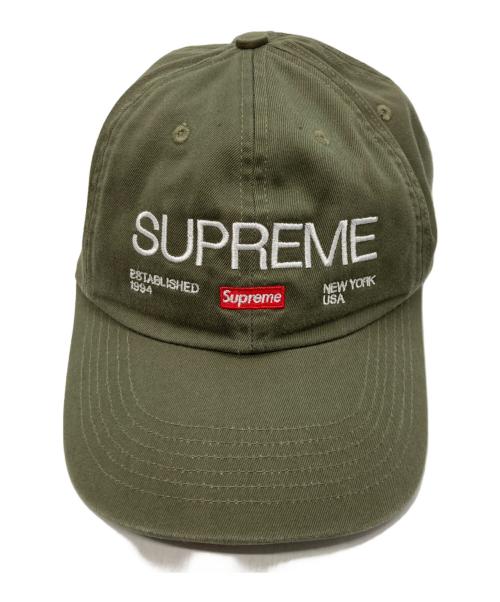 SUPREME（シュプリーム）SUPREME (シュプリーム) ベースボールキャップ オリーブの古着・服飾アイテム