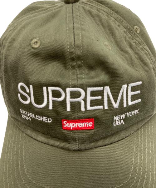 SUPREME（シュプリーム）SUPREME (シュプリーム) ベースボールキャップ オリーブの古着・服飾アイテム