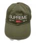 SUPREME (シュプリーム) ベースボールキャップ オリーブ：6000円