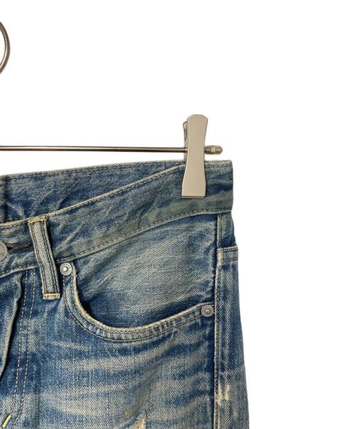 Hysteric Glamour（ヒステリックグラマー）Hysteric Glamour (ヒステリックグラマー) ダメージ加工スタッズデニムパンツ インディゴ サイズ:28の古着・服飾アイテム