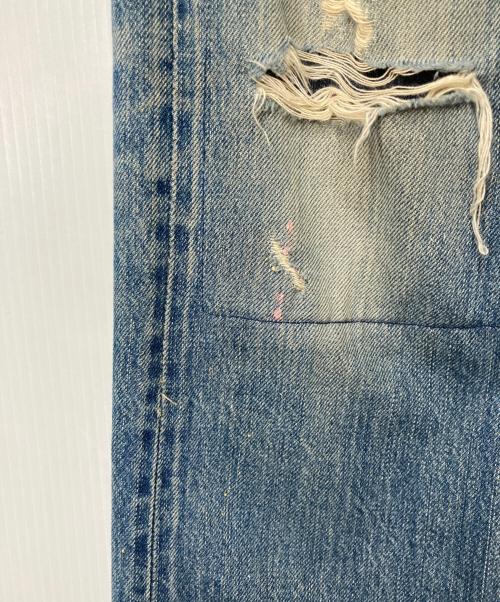 Hysteric Glamour（ヒステリックグラマー）Hysteric Glamour (ヒステリックグラマー) ダメージ加工スタッズデニムパンツ インディゴ サイズ:28の古着・服飾アイテム