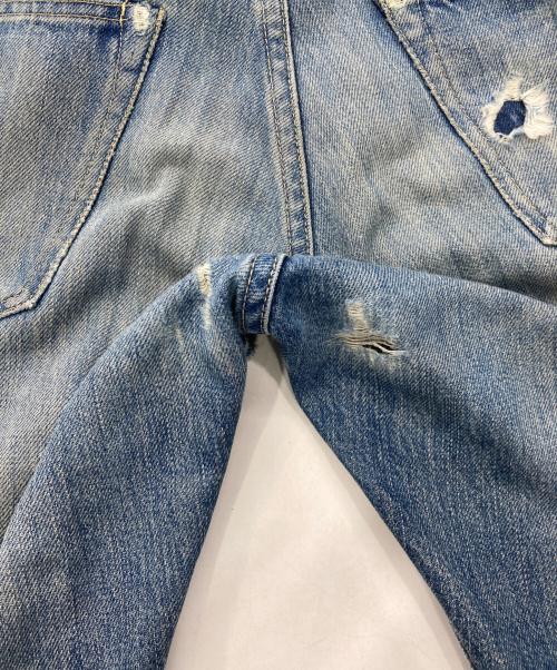 Hysteric Glamour（ヒステリックグラマー）Hysteric Glamour (ヒステリックグラマー) ダメージ加工スタッズデニムパンツ インディゴ サイズ:28の古着・服飾アイテム