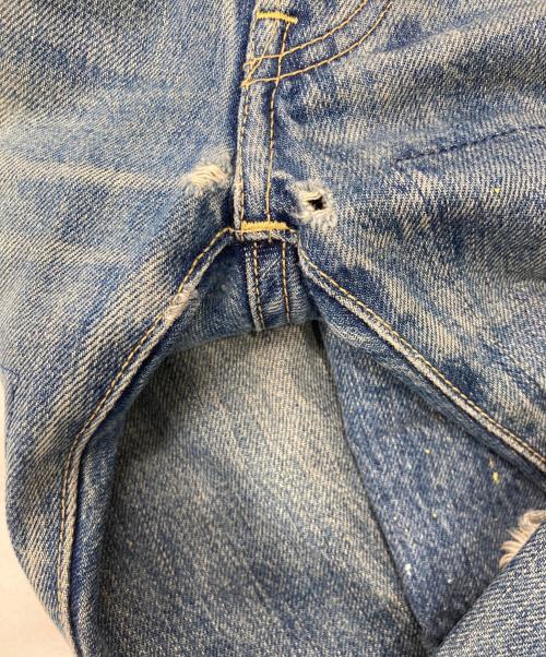 Hysteric Glamour（ヒステリックグラマー）Hysteric Glamour (ヒステリックグラマー) ダメージ加工スタッズデニムパンツ インディゴ サイズ:28の古着・服飾アイテム