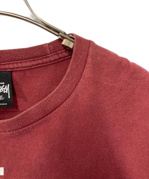 stussy（ステューシー）stussy (ステューシー) ロゴTシャツ ブラウン サイズ:Sの古着・服飾アイテム