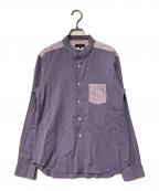 COMME des GARCONS HOMME PLUSコムデギャルソンオムプリュス）の古着「切替シャツ」｜パープル