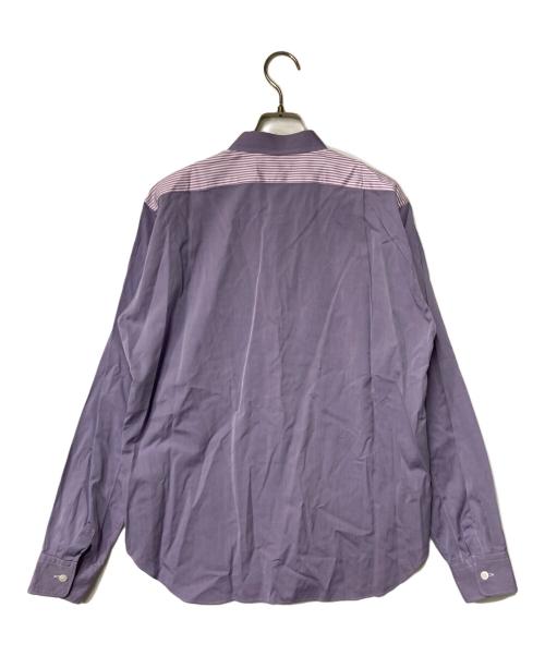 COMME des GARCONS HOMME PLUS（コムデギャルソンオムプリュス）COMME des GARCONS HOMME PLUS (コムデギャルソンオムプリュス) 切替シャツ パープル サイズ:XSの古着・服飾アイテム
