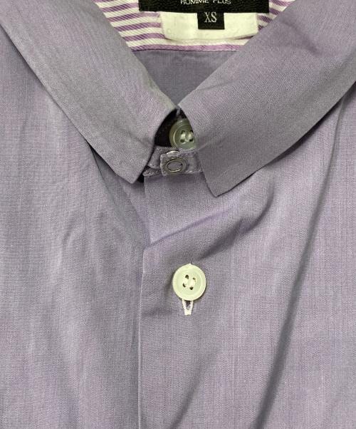 COMME des GARCONS HOMME PLUS（コムデギャルソンオムプリュス）COMME des GARCONS HOMME PLUS (コムデギャルソンオムプリュス) 切替シャツ パープル サイズ:XSの古着・服飾アイテム