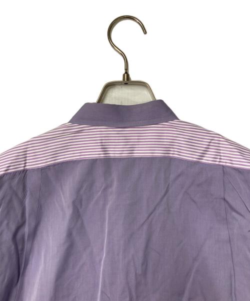 COMME des GARCONS HOMME PLUS（コムデギャルソンオムプリュス）COMME des GARCONS HOMME PLUS (コムデギャルソンオムプリュス) 切替シャツ パープル サイズ:XSの古着・服飾アイテム