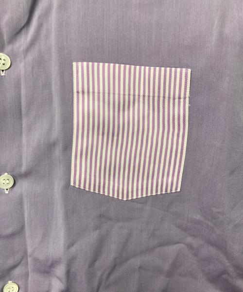 COMME des GARCONS HOMME PLUS（コムデギャルソンオムプリュス）COMME des GARCONS HOMME PLUS (コムデギャルソンオムプリュス) 切替シャツ パープル サイズ:XSの古着・服飾アイテム