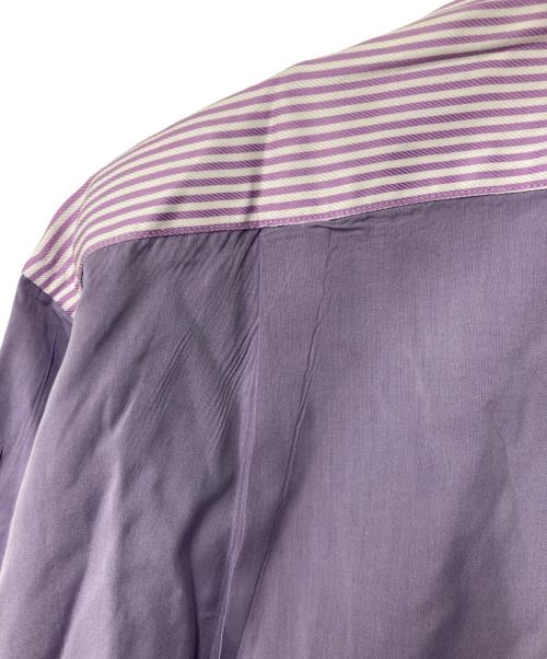 COMME des GARCONS HOMME PLUS（コムデギャルソンオムプリュス）COMME des GARCONS HOMME PLUS (コムデギャルソンオムプリュス) 切替シャツ パープル サイズ:XSの古着・服飾アイテム