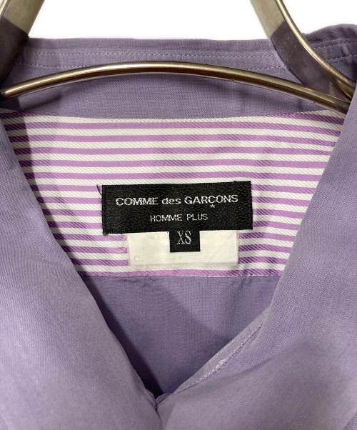 COMME des GARCONS HOMME PLUS（コムデギャルソンオムプリュス）COMME des GARCONS HOMME PLUS (コムデギャルソンオムプリュス) 切替シャツ パープル サイズ:XSの古着・服飾アイテム