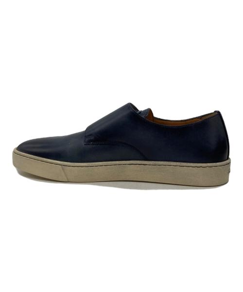 Santoni（サントーニ）Santoni (サントーニ) ダブルモンク レザーシューズ ネイビー サイズ:7の古着・服飾アイテム