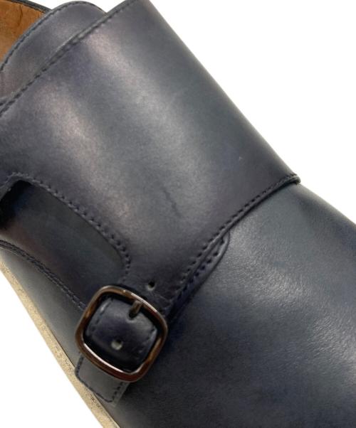 Santoni（サントーニ）Santoni (サントーニ) ダブルモンク レザーシューズ ネイビー サイズ:7の古着・服飾アイテム