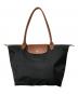 LONGCHAMP（ロンシャン）の古着「ル プリアージュL トートバッグ」｜ブラック