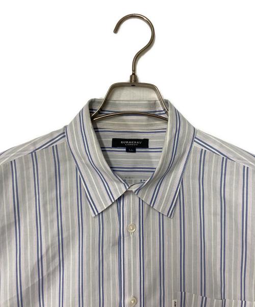BURBERRY LONDON（バーバリーロンドン）BURBERRY LONDON (バーバリーロンドン) ストライプシャツ ブルー サイズ:XLの古着・服飾アイテム