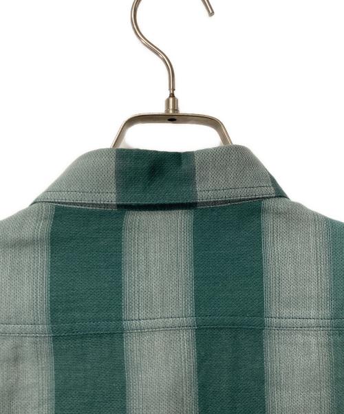 BURBERRY LONDON（バーバリーロンドン）BURBERRY LONDON (バーバリーロンドン) チェックBDシャツ グリーン サイズ:LLの古着・服飾アイテム