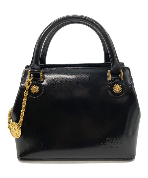 GIANNI VERSACE（ジャンニ・ヴェルサーチ）GIANNI VERSACE (ジャンニ・ヴェルサーチ) ハンドバッグ ブラックの古着・服飾アイテム