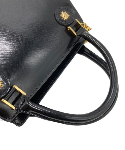 GIANNI VERSACE（ジャンニ・ヴェルサーチ）GIANNI VERSACE (ジャンニ・ヴェルサーチ) ハンドバッグ ブラックの古着・服飾アイテム