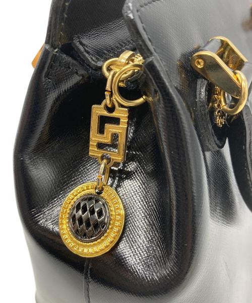 GIANNI VERSACE（ジャンニ・ヴェルサーチ）GIANNI VERSACE (ジャンニ・ヴェルサーチ) ハンドバッグ ブラックの古着・服飾アイテム