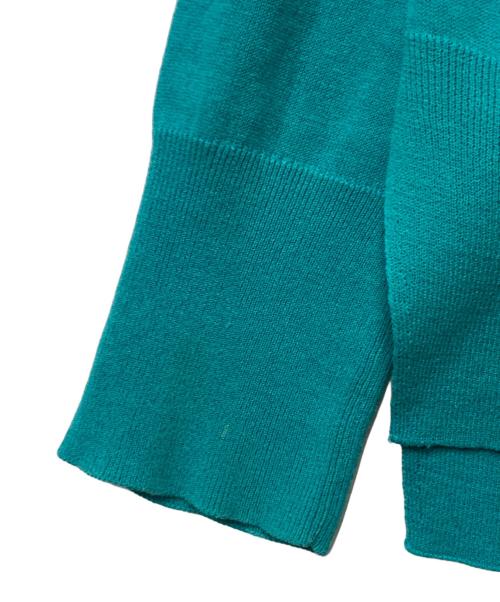 Cruciani（クルチアーニ）CRUCIANI (クルチアーニ) Vネックニット グリーン サイズ:40の古着・服飾アイテム