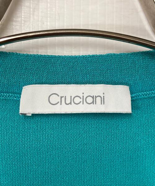 Cruciani（クルチアーニ）CRUCIANI (クルチアーニ) Vネックニット グリーン サイズ:40の古着・服飾アイテム