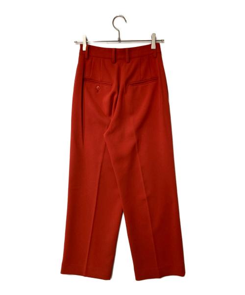 H BEAUTY&YOUTH（エイチ ビューティー&ユース）H BEAUTY&YOUTH (エイチ ビューティー&ユース) DOUBLE CLOTH WIDE TAPERED PANTS オレンジ サイズ:Sの古着・服飾アイテム