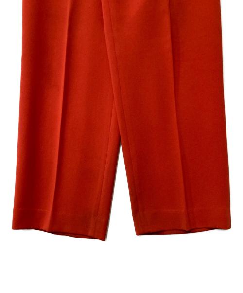 H BEAUTY&YOUTH（エイチ ビューティー&ユース）H BEAUTY&YOUTH (エイチ ビューティー&ユース) DOUBLE CLOTH WIDE TAPERED PANTS オレンジ サイズ:Sの古着・服飾アイテム