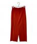 H BEAUTY&YOUTH（エイチ ビューティー&ユース）の古着「DOUBLE CLOTH WIDE TAPERED PANTS」｜オレンジ
