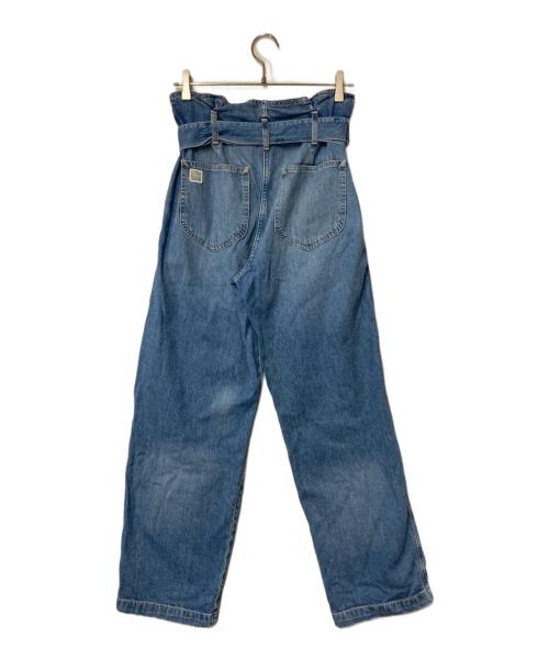 POLO RALPH LAUREN（ポロ・ラルフローレン）POLO RALPH LAUREN (ポロ・ラルフローレン) ワイドデニムパンツ インディゴ サイズ:26の古着・服飾アイテム