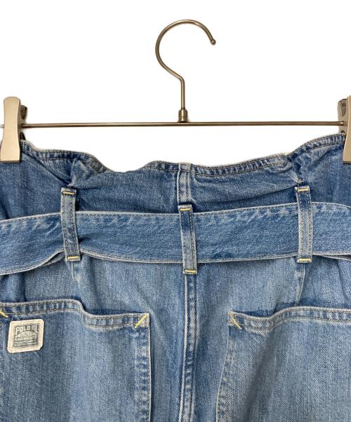 POLO RALPH LAUREN（ポロ・ラルフローレン）POLO RALPH LAUREN (ポロ・ラルフローレン) ワイドデニムパンツ インディゴ サイズ:26の古着・服飾アイテム