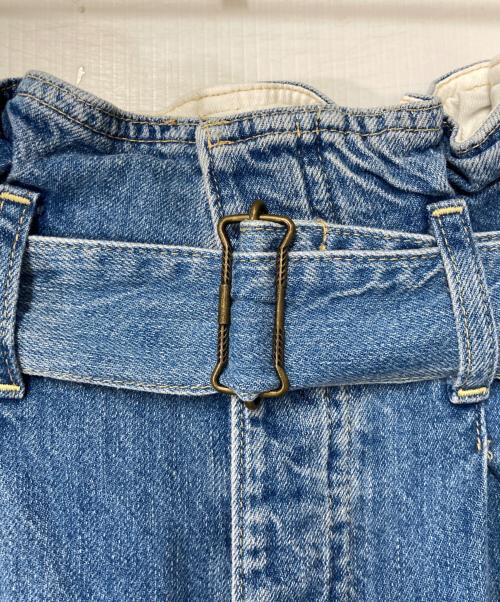 POLO RALPH LAUREN（ポロ・ラルフローレン）POLO RALPH LAUREN (ポロ・ラルフローレン) ワイドデニムパンツ インディゴ サイズ:26の古着・服飾アイテム