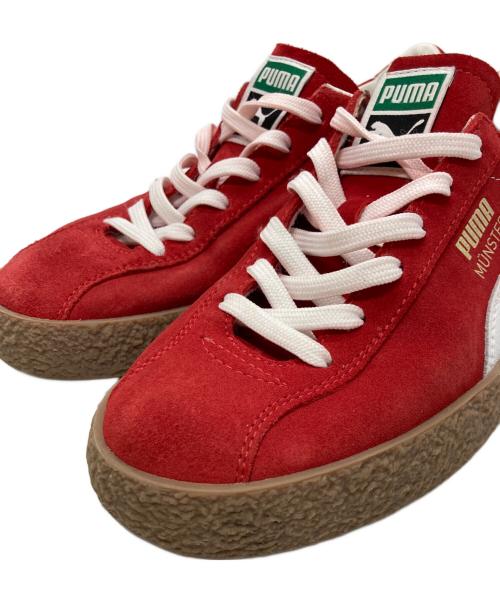 PUMA（プーマ）PUMA (プーマ) MUENSTER OG レッド サイズ:UK8.5/EUR42.5/US9.5/CM27.5の古着・服飾アイテム