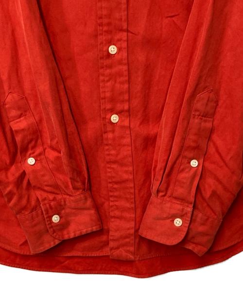 POLO RALPH LAUREN（ポロ・ラルフローレン）POLO RALPH LAUREN (ポロ・ラルフローレン) ポニー刺繍ボタンダウンシャツ レッド サイズ:Lの古着・服飾アイテム
