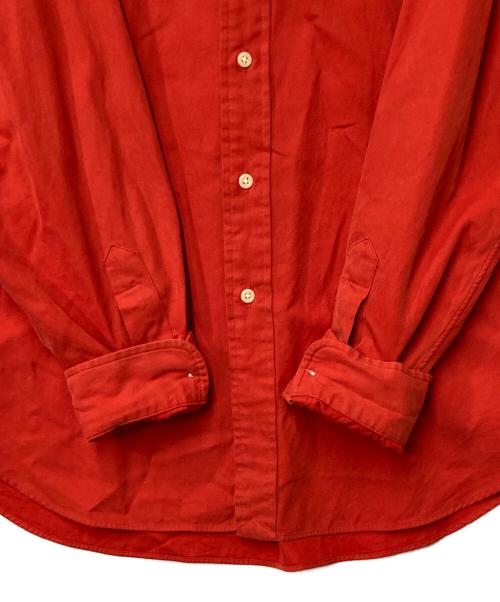 POLO RALPH LAUREN（ポロ・ラルフローレン）POLO RALPH LAUREN (ポロ・ラルフローレン) ポニー刺繍ボタンダウンシャツ レッド サイズ:Lの古着・服飾アイテム