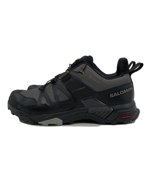 SALOMON（サロモン）SALOMON (サロモン) X ULTRA 4 WIDE グレー×ブラック サイズ:UK8.5/EUR42.5/US9/CN270/JP27の古着・服飾アイテム