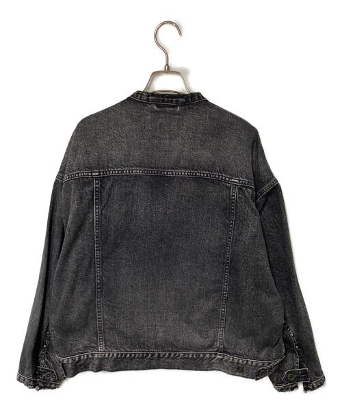 Spick and Span（スピック＆スパン）Spick and Span (スピック＆スパン) 51/2 1ST-LINE STUDS DENIM ジャケット ブラック サイズ:Freeの古着・服飾アイテム